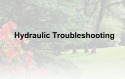 The image for Hydraulic Troubleshooting